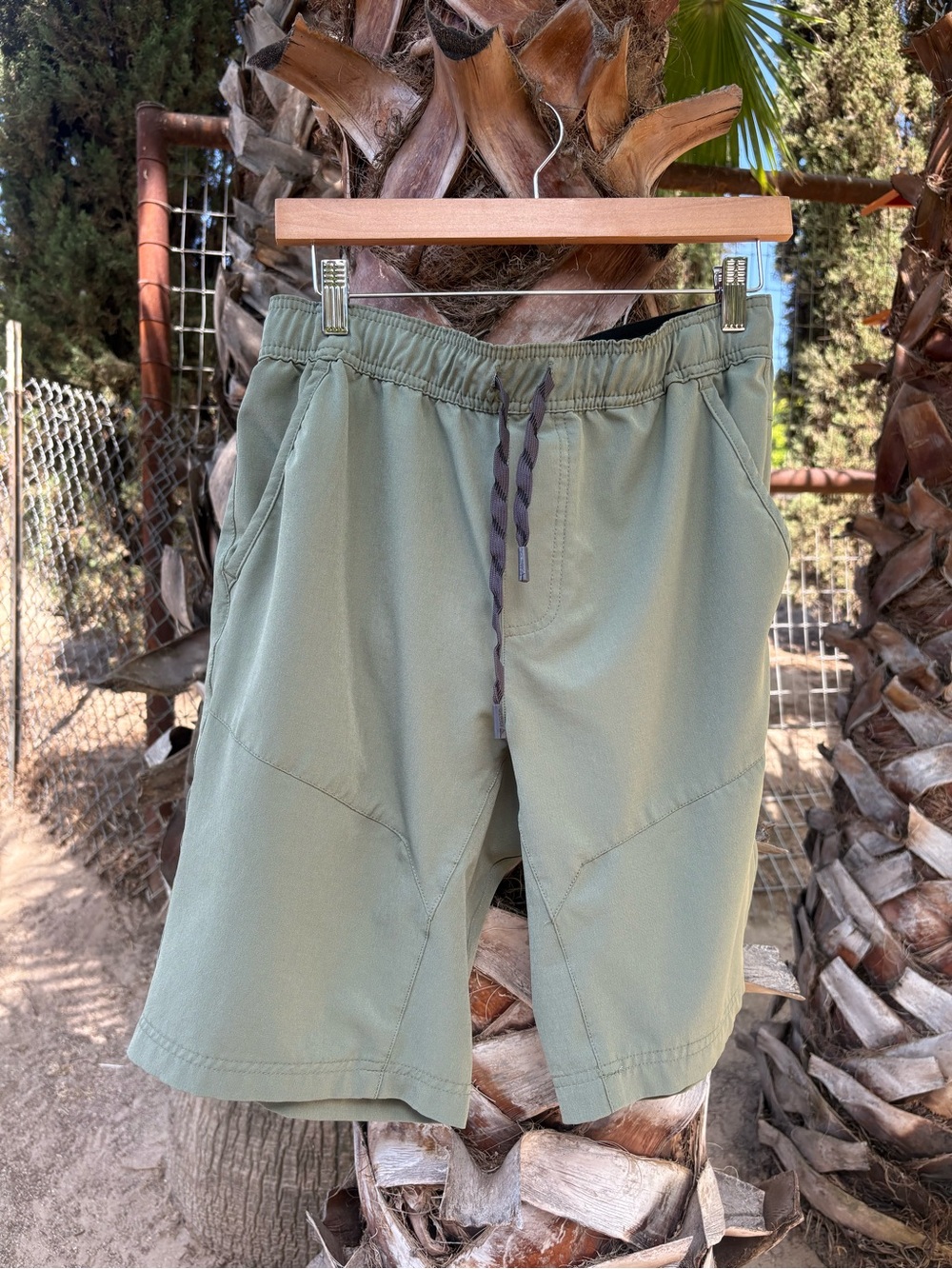 Gerry Weber Olive Drawstring Hybrid Shorts